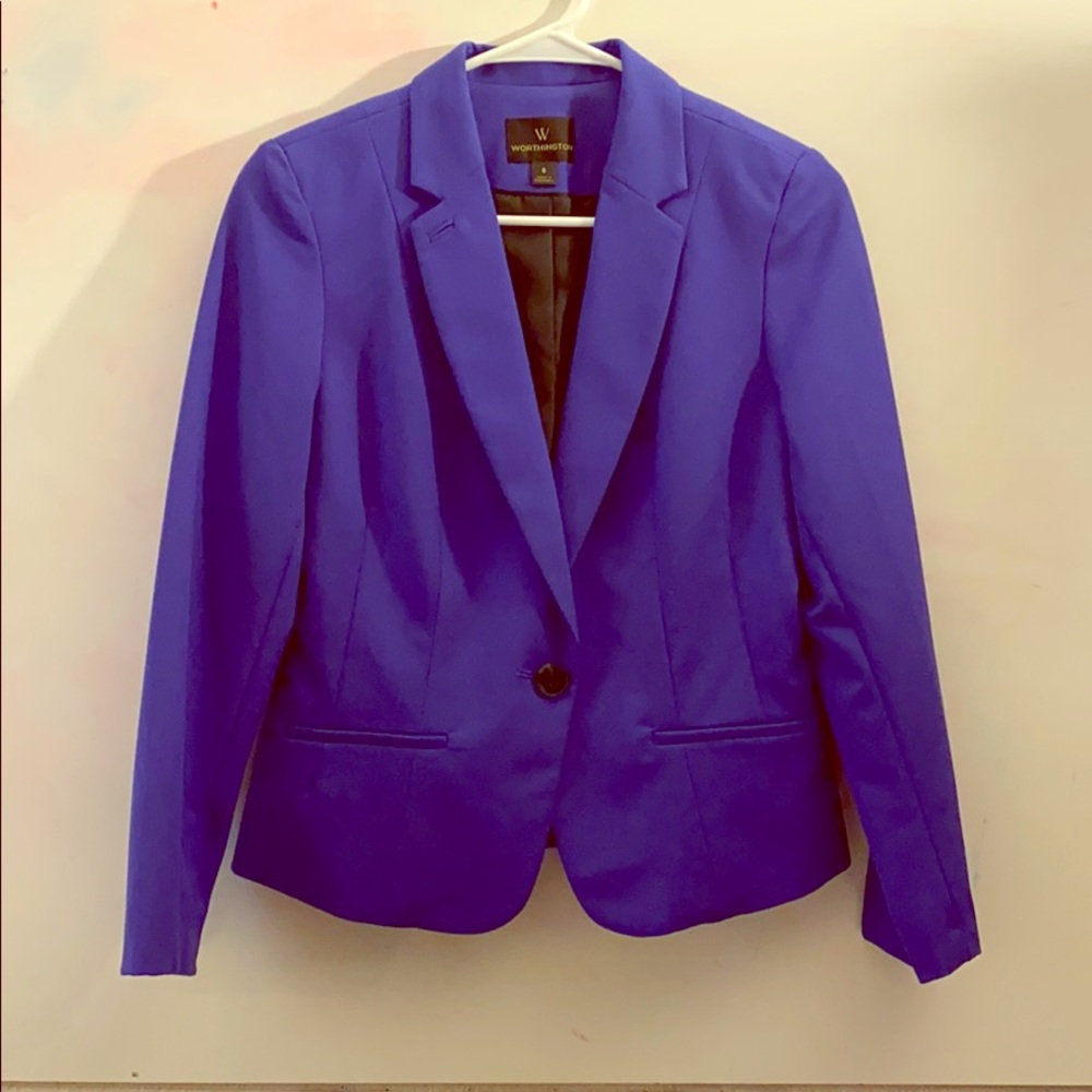 Worthington purple blazer